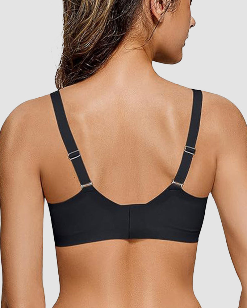 Seamless Soft Comfort Wireless Mesh Bra