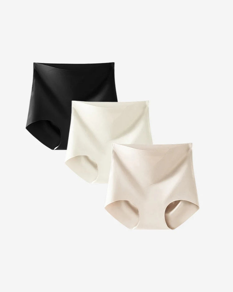 Women's Seamless High Waist X-Shape Tummy Control Panties（3 Pack）