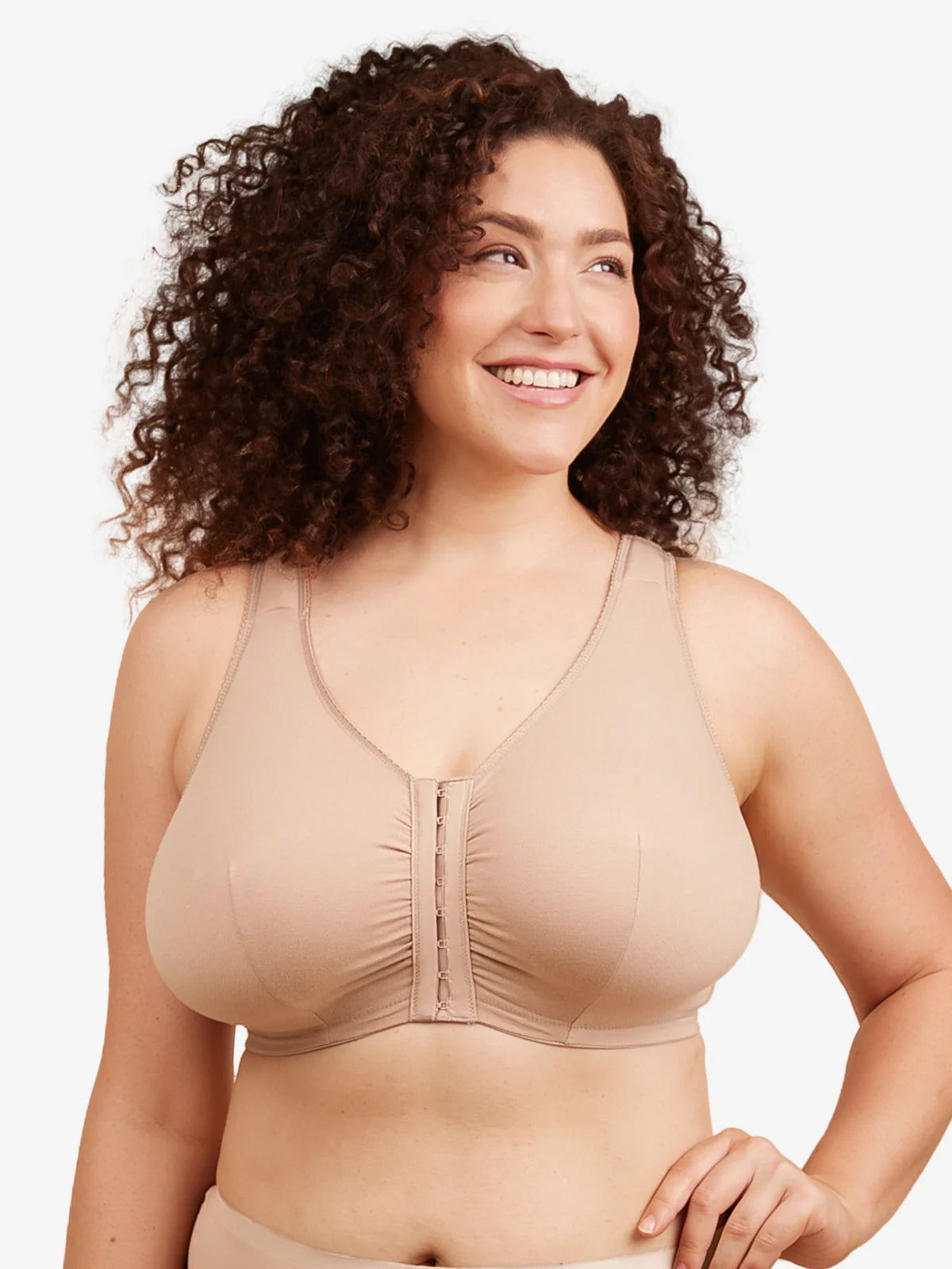 Cotton Front-Closure Comfort & Sleep Bra