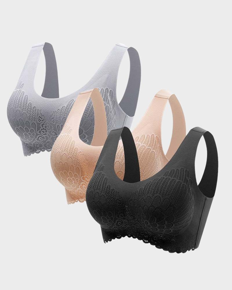 Comfortable No Wire Seamless Bras（3 Pack）