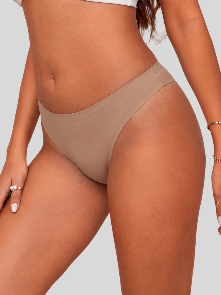 Seamless Camel Toe Cover Thong（5 Pack）